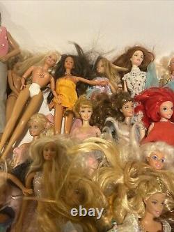 Lot Of 35 Barbie Dolls. Lots Of Different Ones