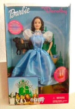 Lot Of 5 Barbie Wizard Of Oz 1999 Complete Set Of 5 & Munchkin Nrfb