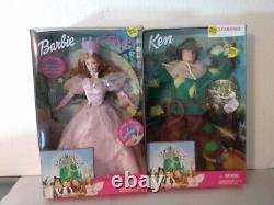 Lot Of 5 Barbie Wizard Of Oz 1999 Complete Set Of 5 & Munchkin Nrfb