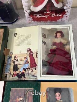 Lot Of 6 Barbie Dolls New In Boxes- Holiday Millennium Christmas Victorian