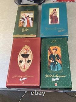 Lot Of 6 Barbie Dolls New In Boxes- Holiday Millennium Christmas Victorian