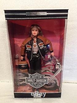 Lot Of 7 Harley Davidson Barbie -4-barbie Dolls -2-ken Dolls -1-fatboy