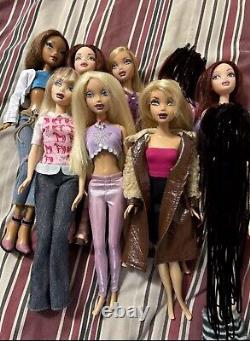 Lot Of 7 Vintage (Barbie)My Scene Dolls