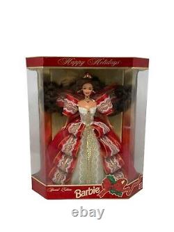 Lot Of 8 Vintage Happy Holidays Holiday Barbie Dolls Lot NIB