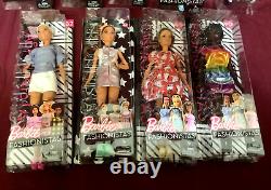 Lot Of 9 Barbie FASHIONISTAS Dolls, 14 20 52 62 71 82 90 93 97 All New In Box
