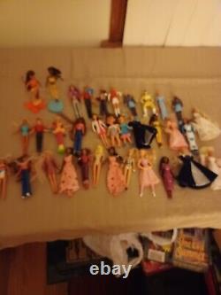 Lot Of Old Mini Barbie Dolls 34 McDonalds Rarest never made again