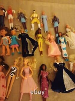 Lot Of Old Mini Barbie Dolls 34 McDonalds Rarest never made again
