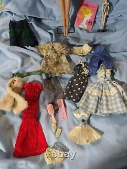 Lot VTG Barbie #4 Doll Stand Clothes Original HandMade Fashion book'95 Ornament