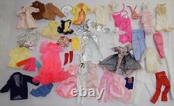 Lot Vintage Mattel Barbie Skipper Francie Ken Doll Clothes Outfits Accessories