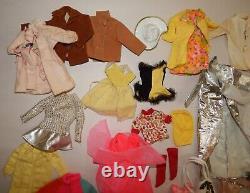 Lot Vintage Mattel Barbie Skipper Francie Ken Doll Clothes Outfits Accessories