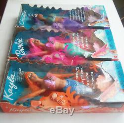 Lot X 3 Barbie Mermaid Fantasy / Sirena Fantasia Lote Brand New Mattel (2002)