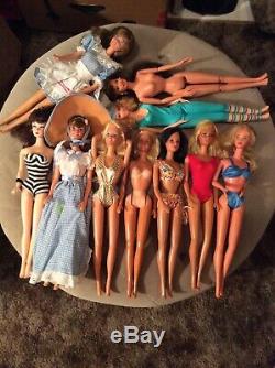 Lot of 10 Vintage Barbie and Friends