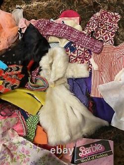 Lot of 100+ Vintage Barbie Doll Clothes & Accessories