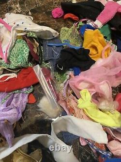 Lot of 100+ Vintage Barbie Doll Clothes & Accessories