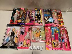 Lot of 13 Barbie Dolls Mattel All new in boxes never opened lot G