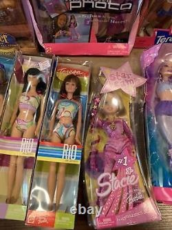 Lot of 13 Barbie Dolls Mattel All new in boxes never opened lot W