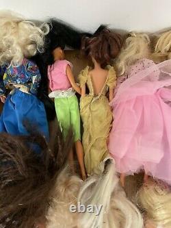 Lot of 14 1990s Barbies And Ken Clothes and Accessories? In Good Shape