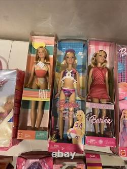 Lot of 14 Barbie Dolls Mattel All new in boxes never opened lot CC