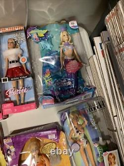 Lot of 15 Barbie Dolls Mattel All new in boxes never opened lot FF