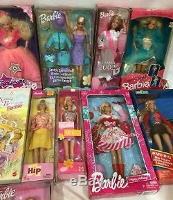 Lot of 15 Vintage Barbies From the 80's 90s Pink Label Super Star Elmo Magic