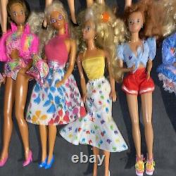 Lot of 17 1980s And 1990s Barbies Clothes All In Good Shape