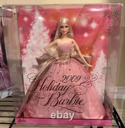 Lot of 18 Holiday Barbies from 2000 2015 (All New in Box, Never Opened)