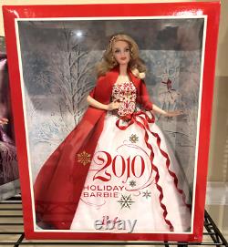 Lot of 18 Holiday Barbies from 2000 2015 (All New in Box, Never Opened)