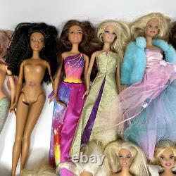 Lot of 19 Mattel Barbie Dolls 1990s Early 2000s Y2K Vintage