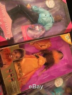 Lot of 19 vintage Barbie Collection african American nba brandy