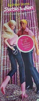 Lot of 2 1981 Fashion Jeans Barbie Mattel #5315 NRFB Ken # 5316