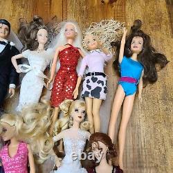 Lot of 20 Barbie Dolls Elivis, Rose, Titanic, Priscilla others