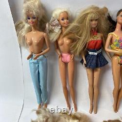 Lot of 20 Barbie Dolls Most Marked 1966 Some 1990's