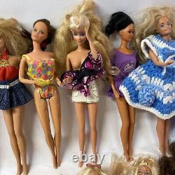 Lot of 20 Barbie Dolls Most Marked 1966 Some 1990's