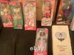 Lot of 24 Barbies New In Box. All Different. 1989-1998