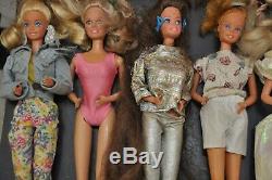 Lot of 29 Vintage Mattel Barbie & Ken Dolls 1966/1976/1980/1982/1988 60s 70s 80s