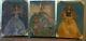Lot of 3 BARBIE Famous Painters & Artists Series DOLLS Renoir MONET Van Gogh