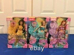 Lot of 3-Barbie Fairytopia Wonder Fairy Barbies Lenara KindLee Joybelle RARE, NEW