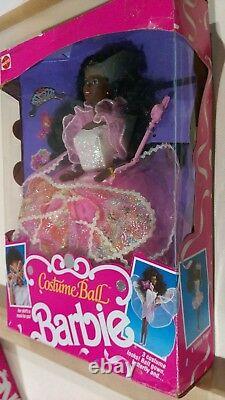 Lot of 3 COSTUME BALL Barbie Ken Dolls 1990