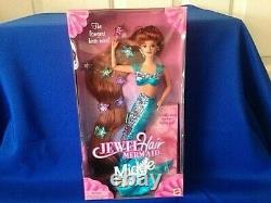 Lot of 3 Jewel Hair Mermaid Barbie Dolls-Barbie, Midge and Teresa-1995 BRAND NEW