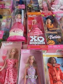 Lot of 38 Vintage & Modern Barbie Dolls 1995-2018-See Description