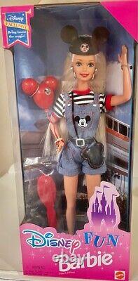 Lot of 6 Vintage Barbie Dolls DISNEY FUN & DISNEY WORLD 25th Anniversary NRFB