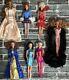 Lot of 7 1990 Hamilton Toys Candi Couture Vintage Fashion Doll Great Conditions