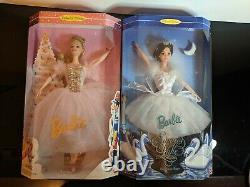 Lot of 7! Barbie Dolls Complete Classic Ballet Series Nutcracker Swan Lake NIB
