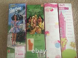 Lot of 7 Vintage 80s and 90s Barbie Dolls Mattel