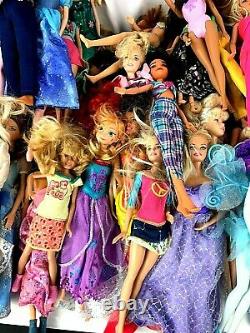 Lot of 98 Mattel Barbie Friends Ken Kira Teresa Dolls many different years