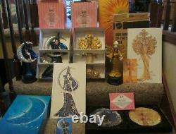 Lot of Goddess of Sun & Moon Barbies, Musical Figurines & Collector Plate Mackie