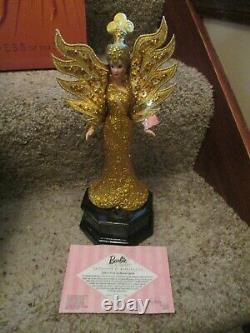 Lot of Goddess of Sun & Moon Barbies, Musical Figurines & Collector Plate Mackie
