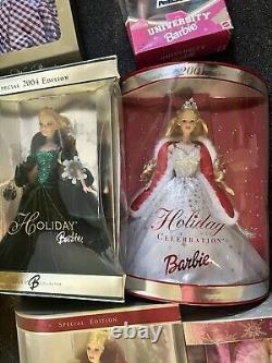 Lot of Holiday And Other Assorted Special Edition Barbie Dolls. 1993-2006