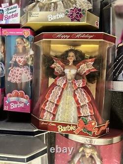 Lot of Holiday And Other Assorted Special Edition Barbie Dolls. 1993-2006