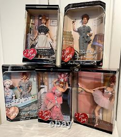 Lot of I Love Lucy Barbie Dolls, 17 dolls new in box, no duplicates